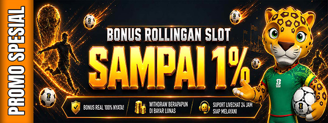 BONUS ROLLINGAN SLOT 1%